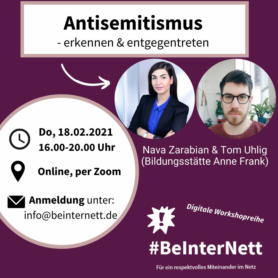 Workshop Antisemitismus: Erkennen & Entgegentreten